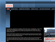 Tablet Screenshot of gehantexcarpets.com